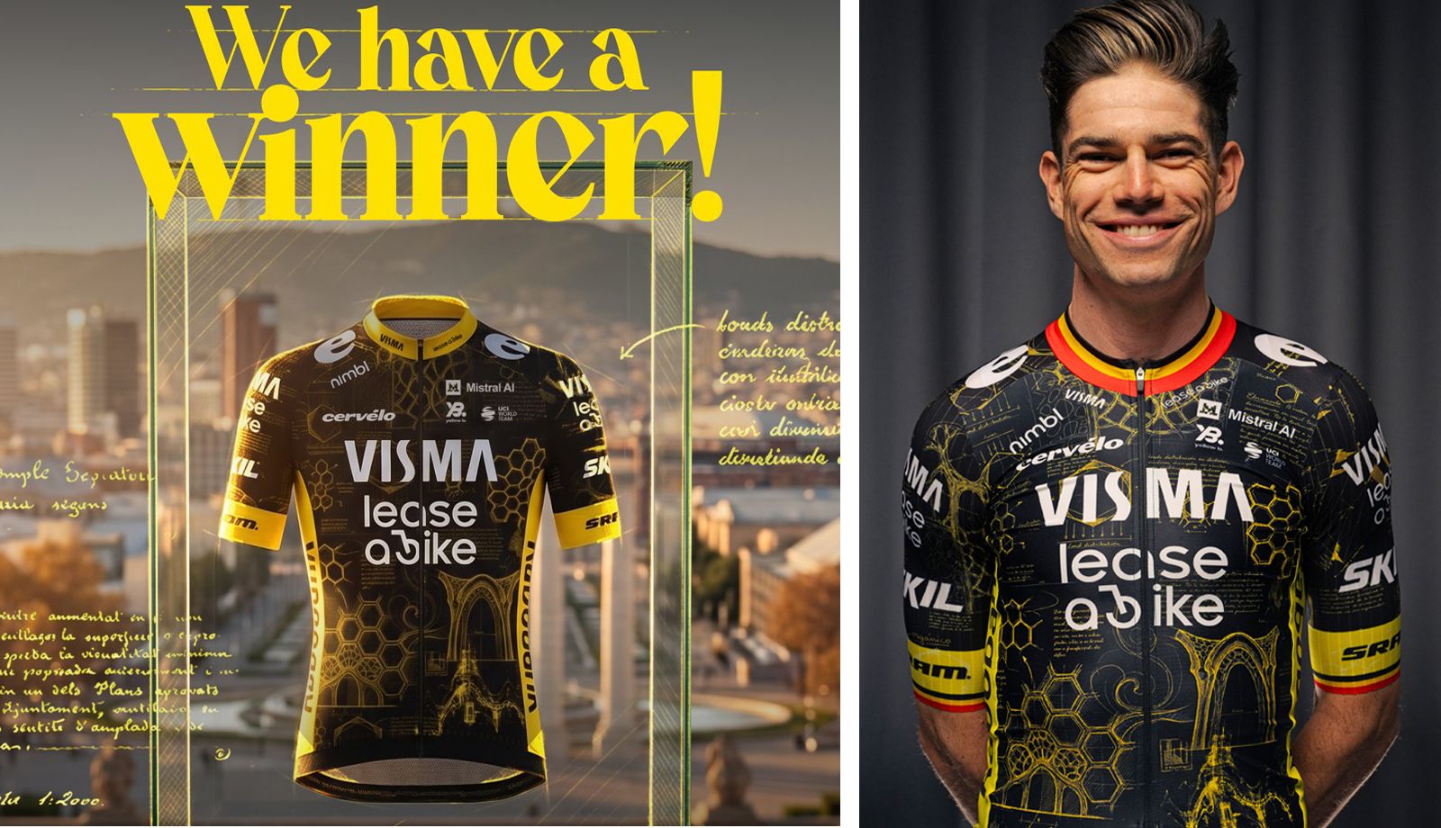 El Visma Lease a Bike ya tiene maillot para el Tour de Francia El Visma Lease a Bike ya tiene maillot para el Tour de Francia