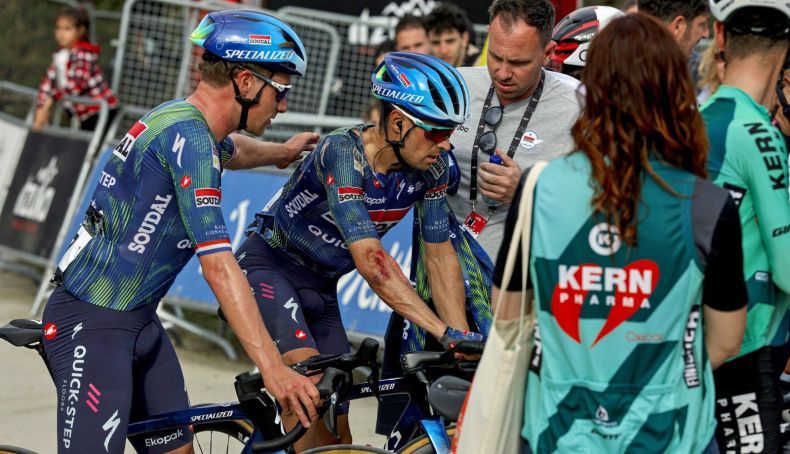 mikel landa llegando a meta en la etapa de ayer 2 790x454