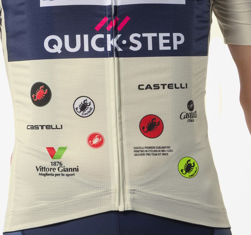 detalle maillot Castelli detalle maillot Castelli