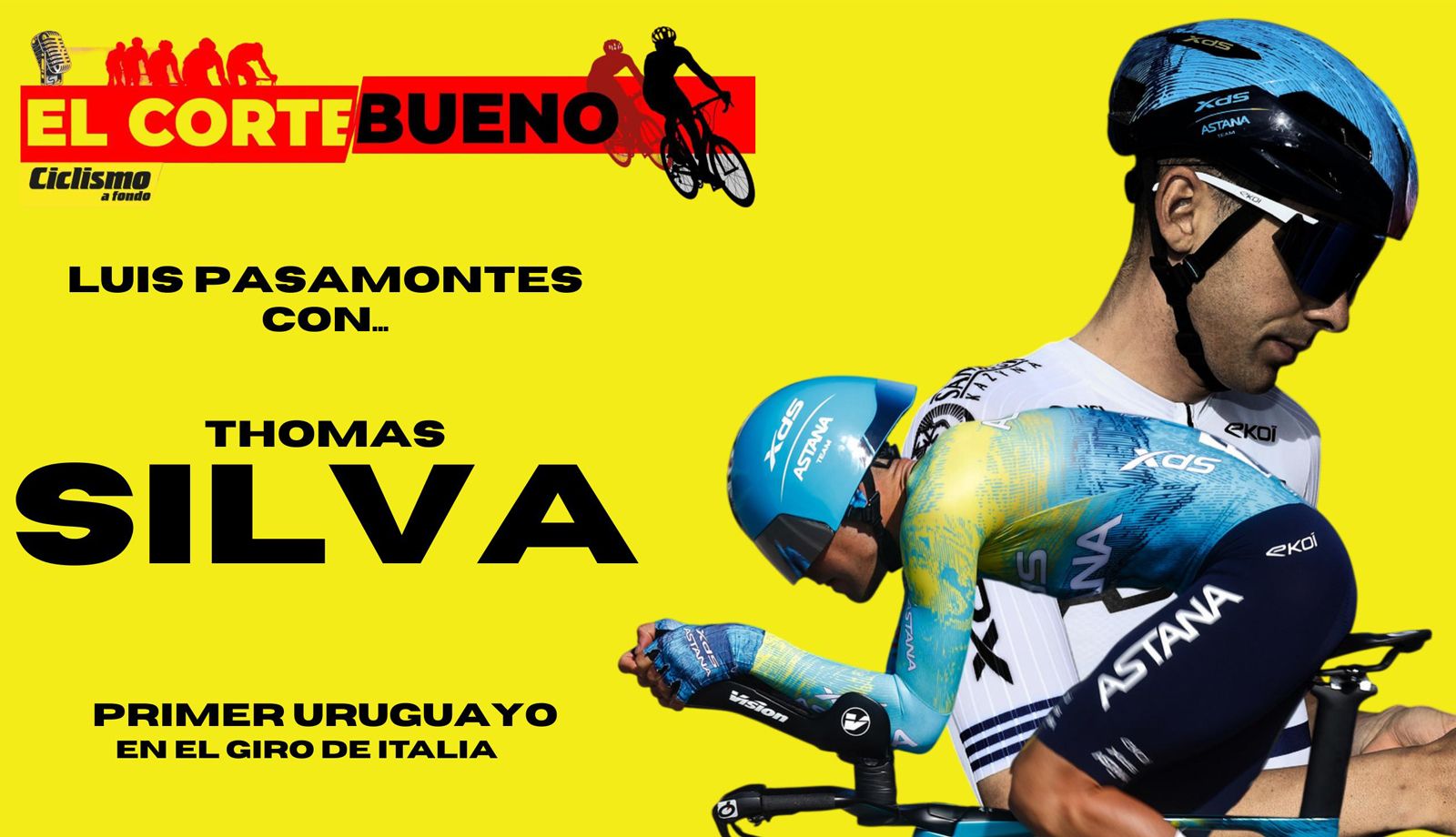 Thomas Silva, el primer uruguayo en el Giro, protagonista en El Corte Bueno Thomas Silva, el primer uruguayo en el Giro, protagonista en El Corte Bueno