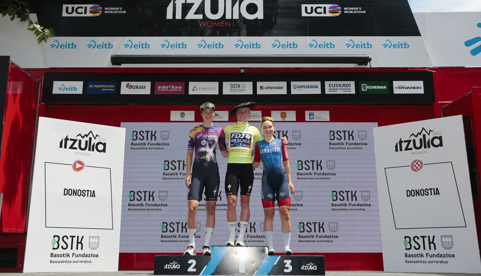 Podio de la Itzulia 2025