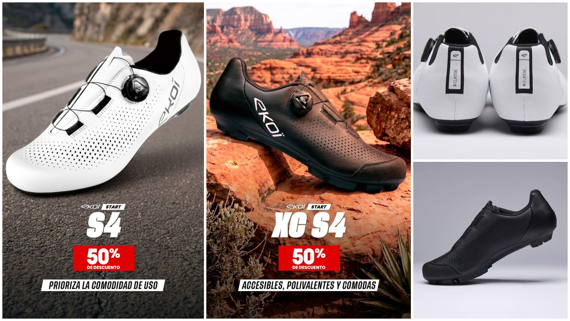 Zapatillas EKOI de Carretera & XC
