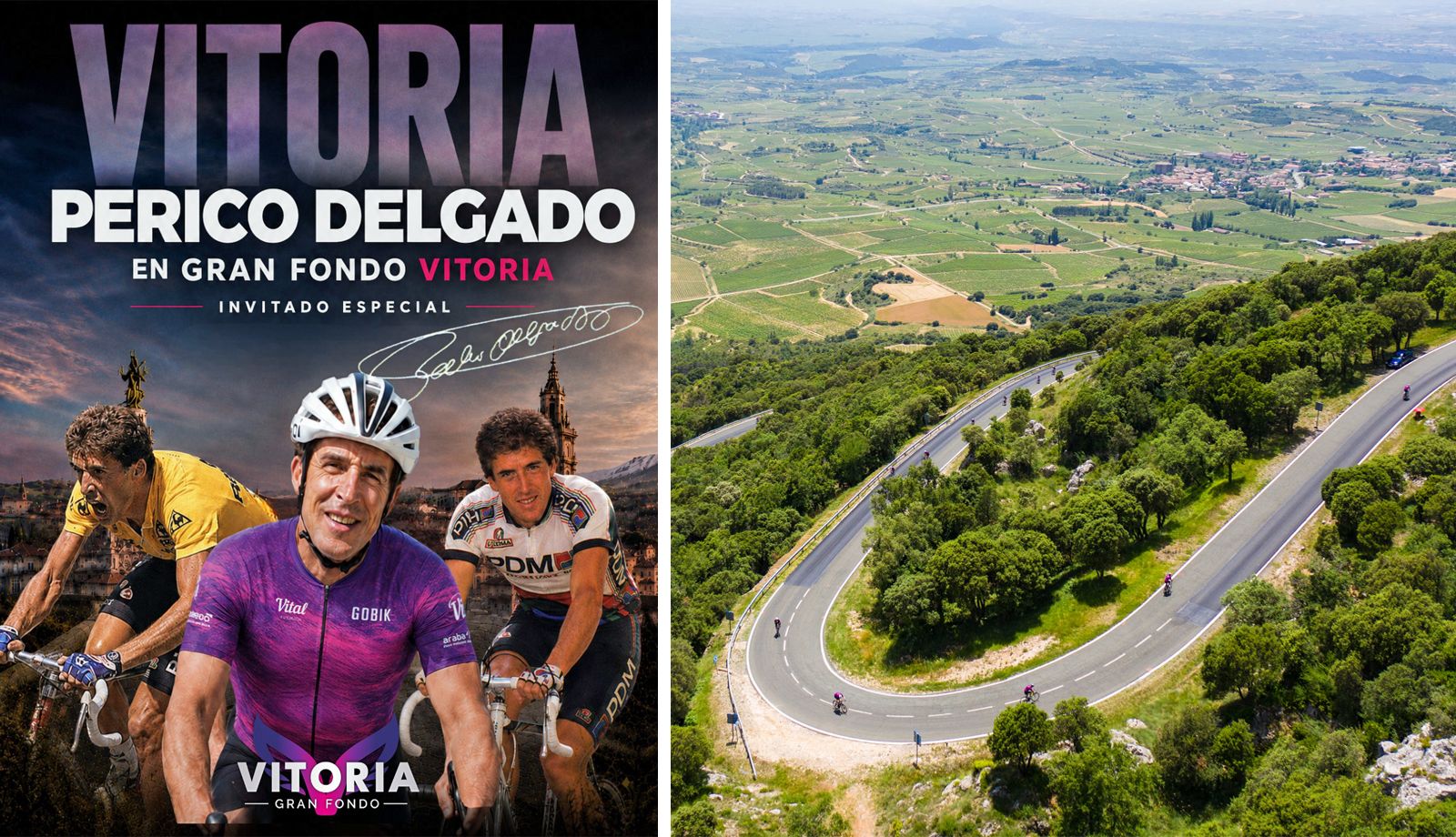 Perico Delgado se suma al pelotón de la Gran Fondo Vitoria