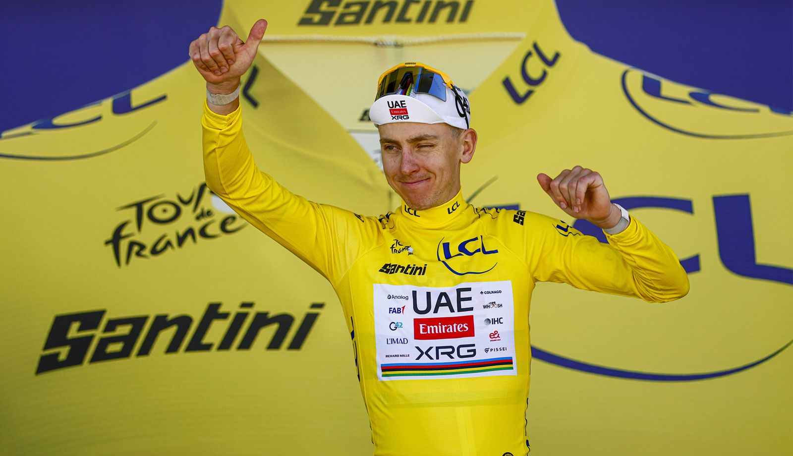 Tadej Pogacar, nuevo maillot amarillo del Tour de Francia Tadej Pogacar, nuevo maillot amarillo del Tour de Francia