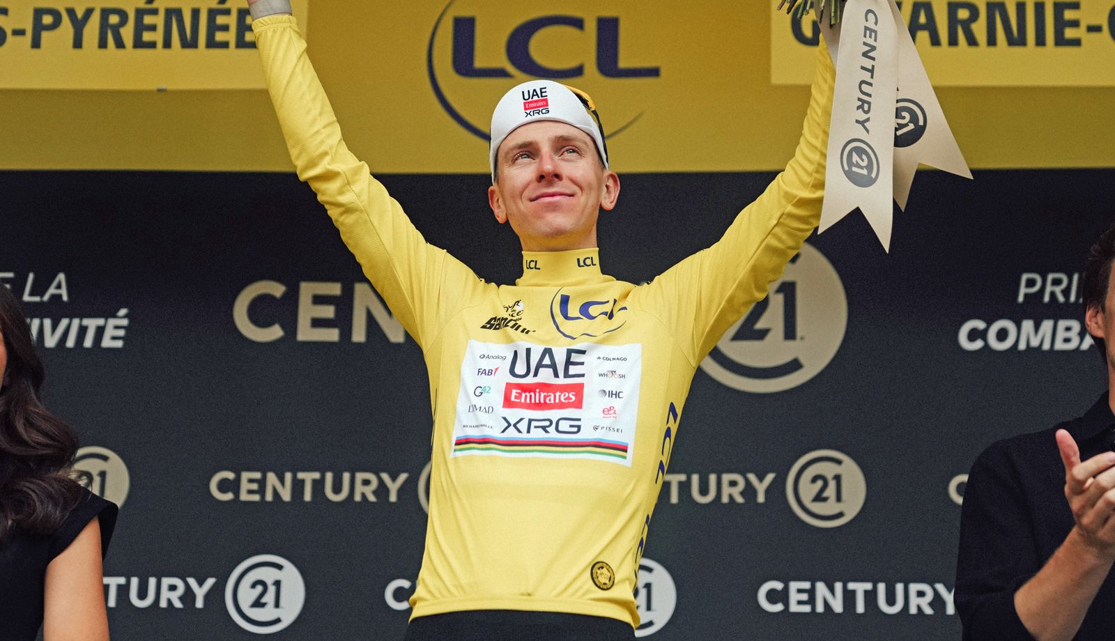 Tadej Pogacar vuelve a vestirse de amarillo en el Tour Tadej Pogacar vuelve a vestirse de amarillo en el Tour