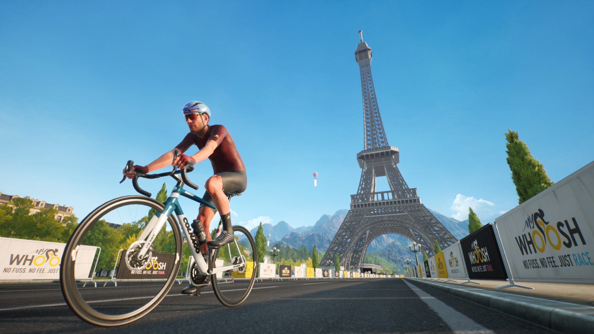 MyWhoosh abre las carreteras de Francia.