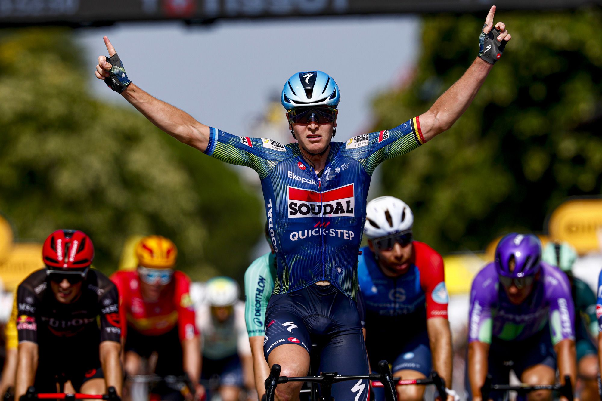 Merlier vuelve a mandar en el sprint de Bergerac Merlier vuelve a mandar en el sprint de Bergerac