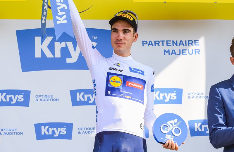 Juan Ayuso, maillot blanco del Tour