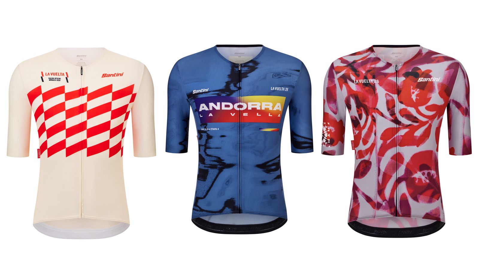 Santini presenta tres equipaciones especiales inspiradas en La Vuelta 2026