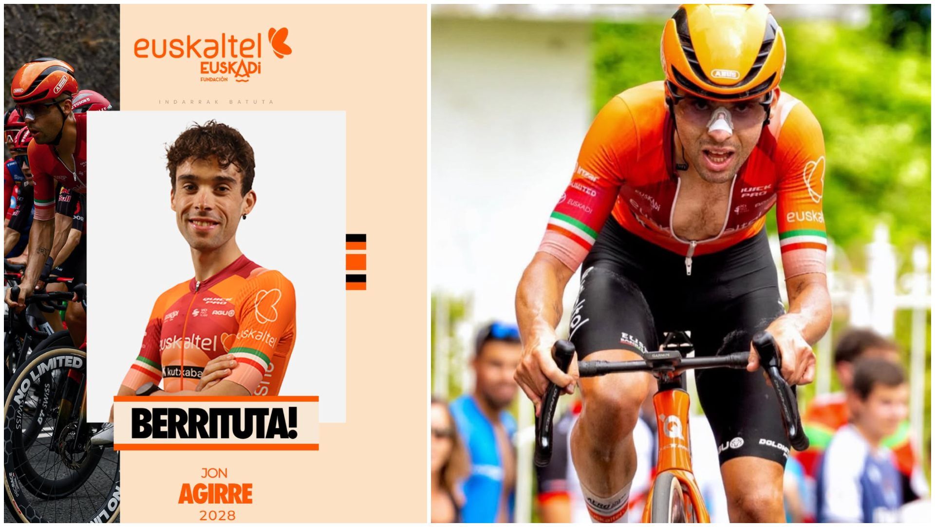 Jon Agirre, dos años más escalando con el Euskaltel Euskadi