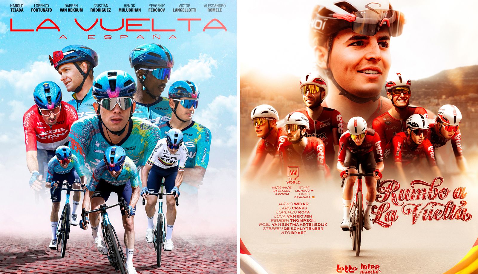 Equipos del XDS Astana y el Lotto Intermarché para La Vuelta 2026