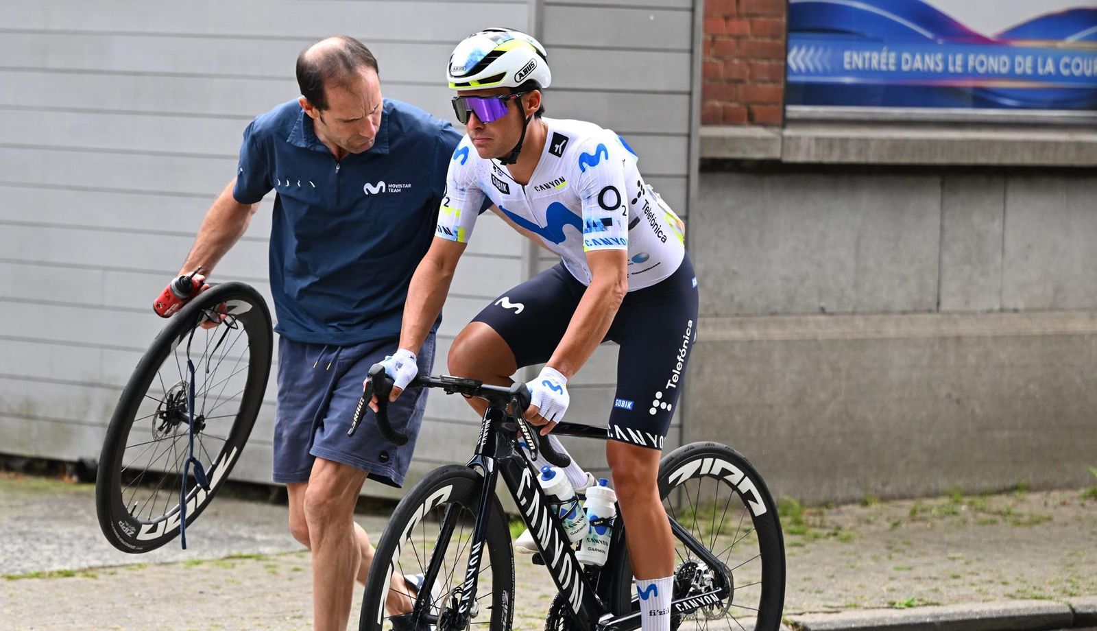 Gonzalo Serrano en una imagen del pasado Tour de Valonia. Foto: Roberto Bettini (Sprint Cycling Agency)