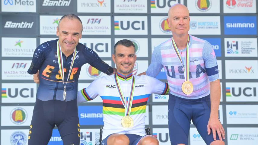Ricardo Ten suma otra plata mundial en la crono C1 de Huntsville