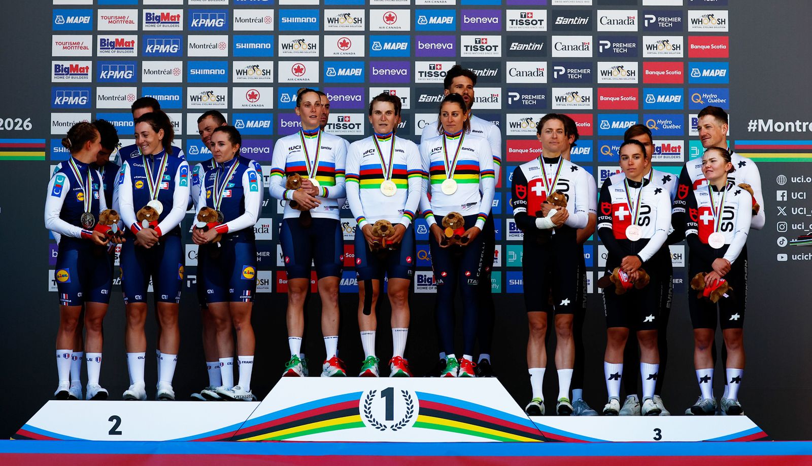 Italia conquista su primer título Mundial en el relevo mixto
