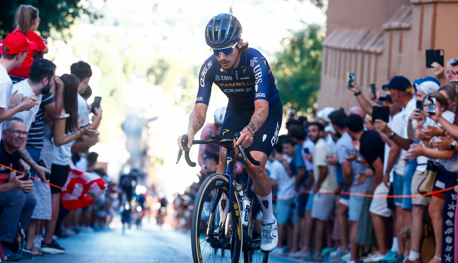 Xabier Mikel Azparren en una imagen de esta temporada. Foto: Sprint Cycling Agency. 