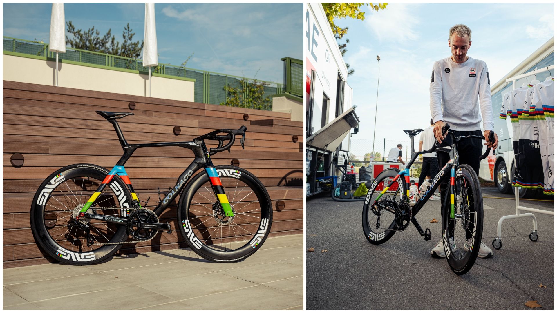 Colnago Y1Rs del campeón del mundo Brandon McNulty Colnago Y1Rs del campeón del mundo Brandon McNulty