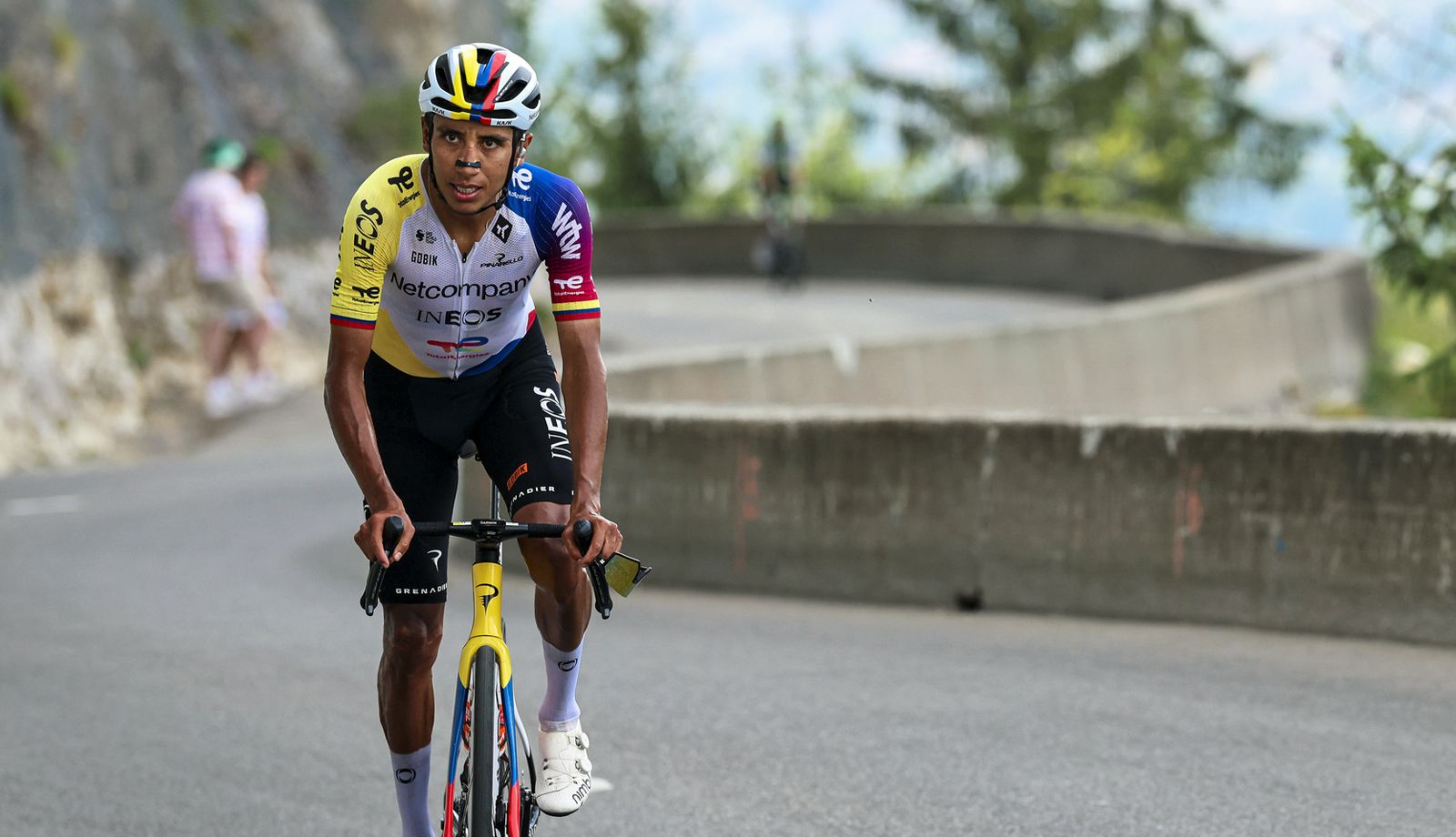 Egan Bernal en una imagen del pasado Tour de Francia