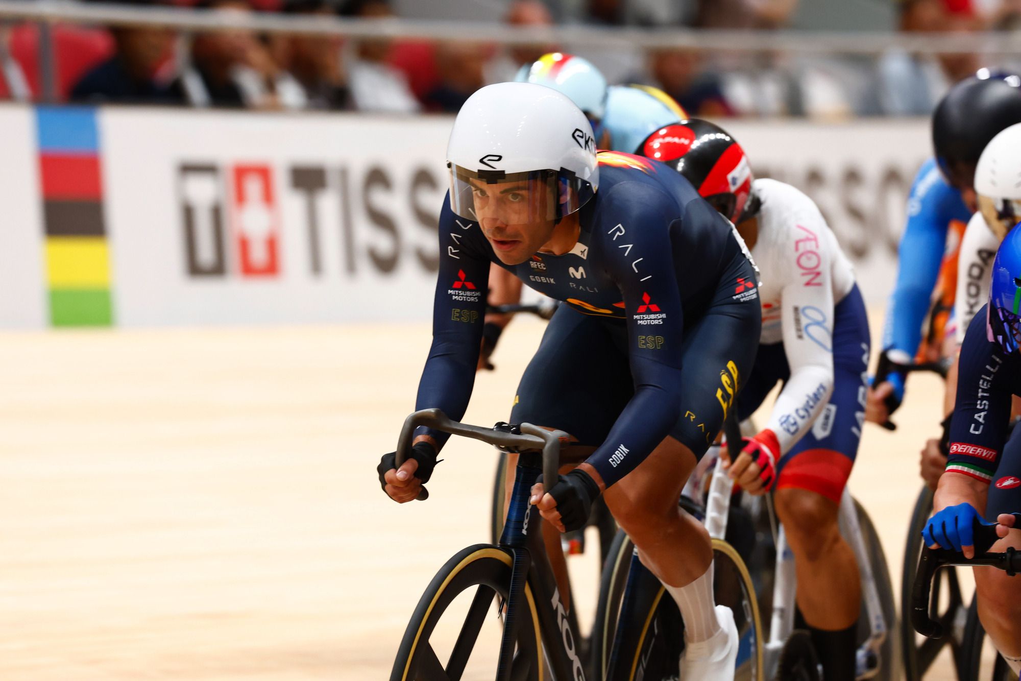 Sebastián Mora se queda a dos puntos del bronce en el Mundial de Pista de Shanghái