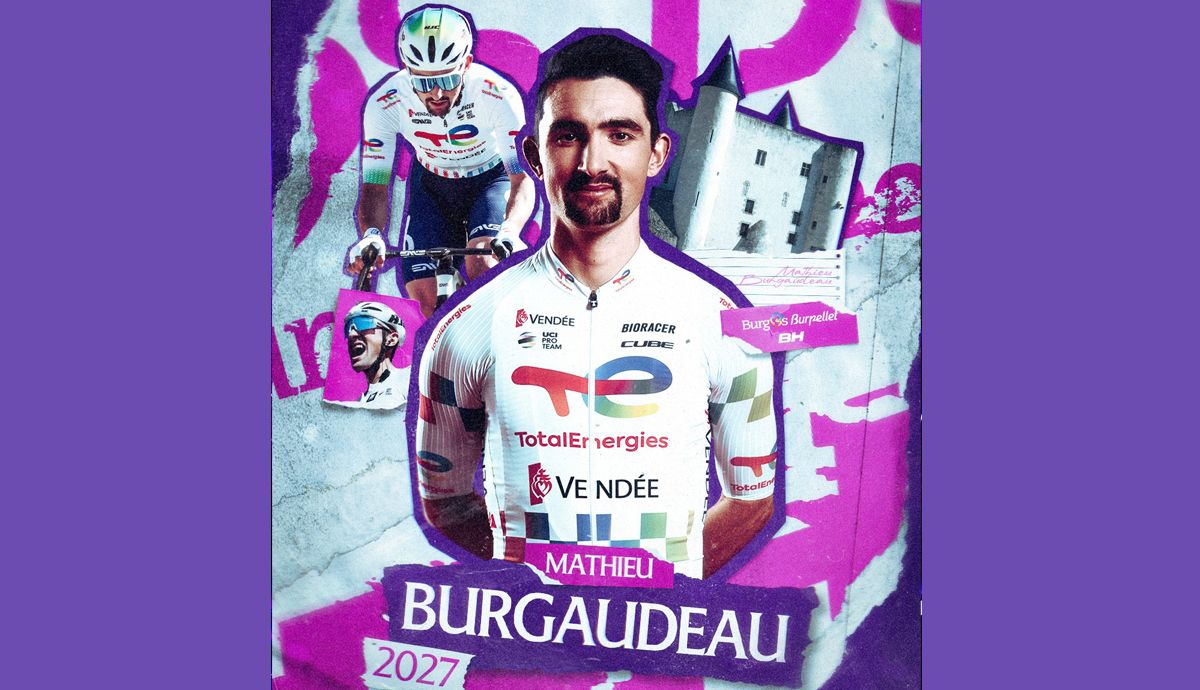 Mathieu Burgaudeau correrá en 2027 en el Burgos Burpellet BH