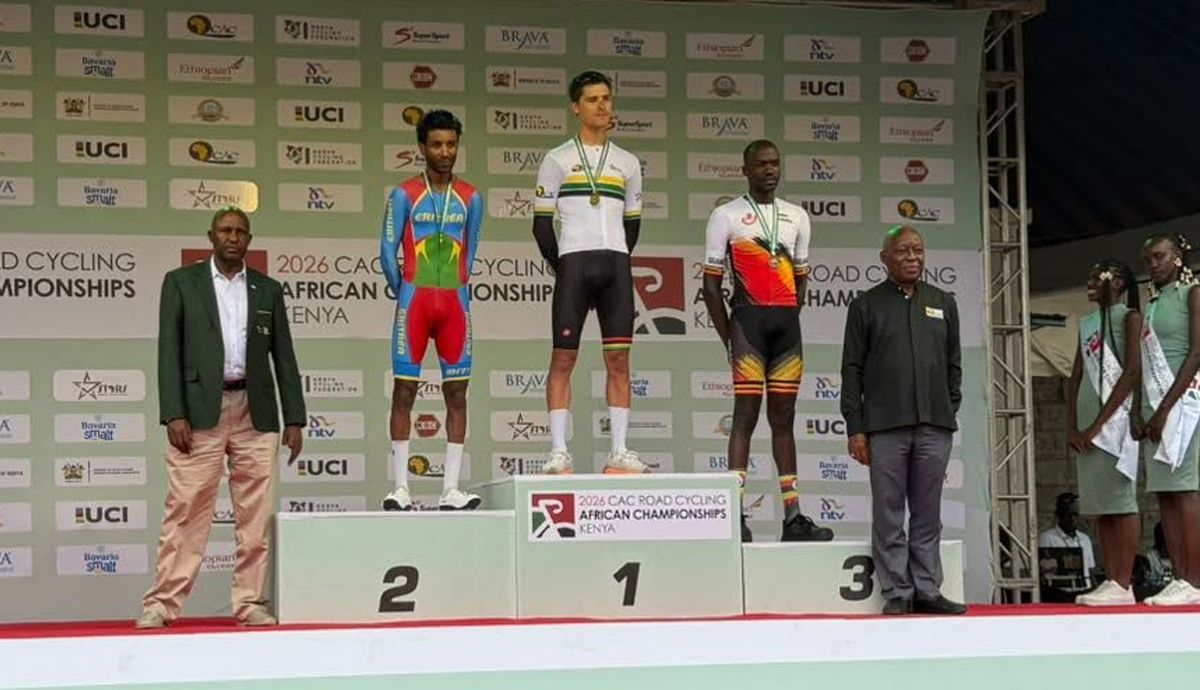 El mauriciano Alexandre Mayer (Burgos Burpellet BH), campeón de África contrarreloj