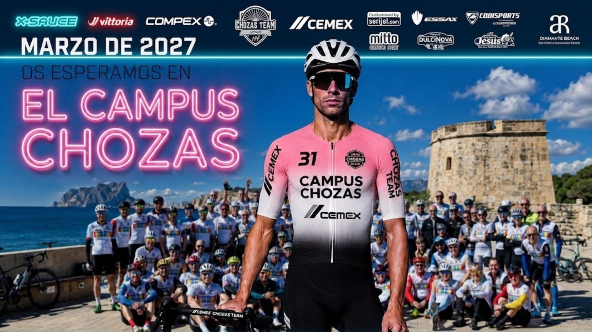 Cómo conseguir tu plaza para el Campus de Eduardo Chozas en Calpe