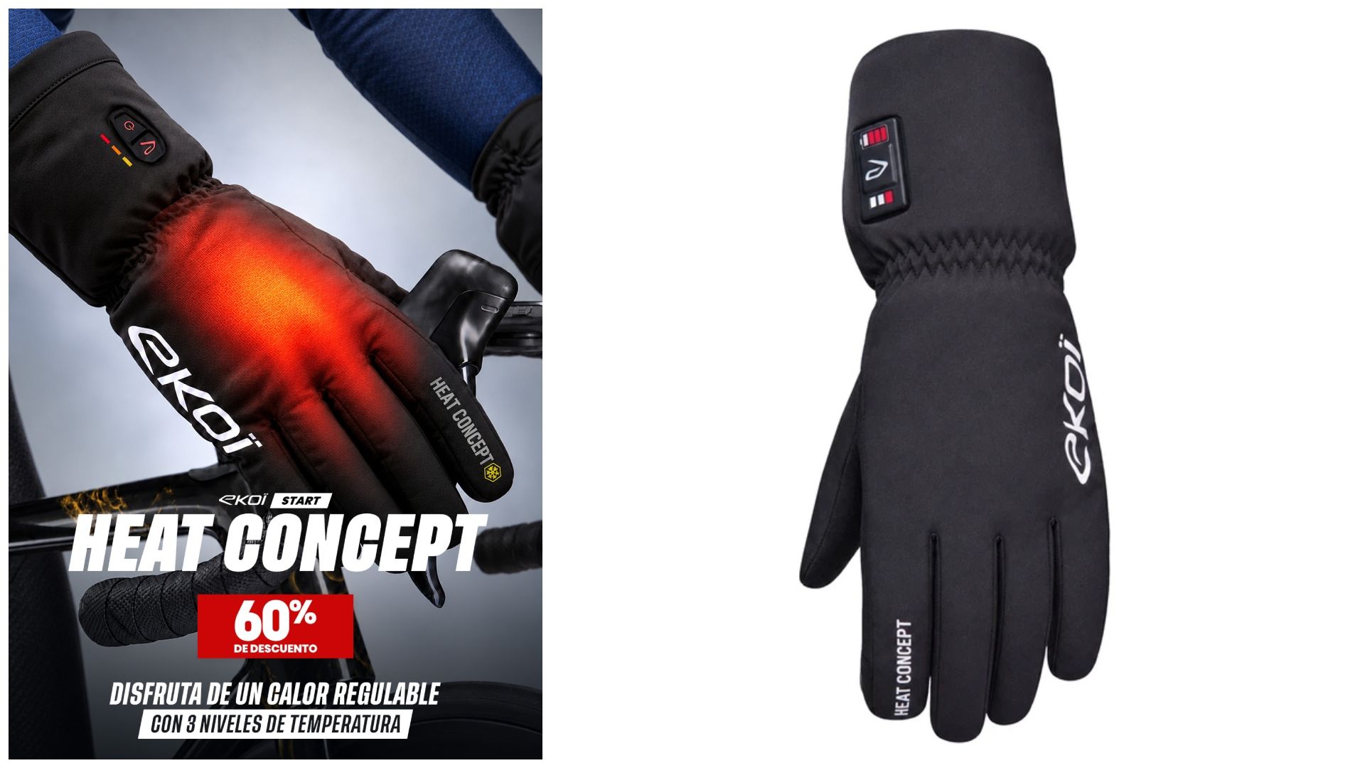 Guantes calefactables EKOI Perf HEAT CONCEPT 5 