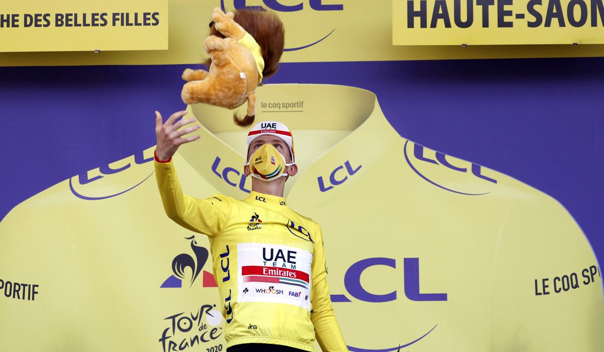Tadej Pogacar hace historia en el Tour con solo 21 años Tadej Pogacar hace historia en el Tour con solo 21 años