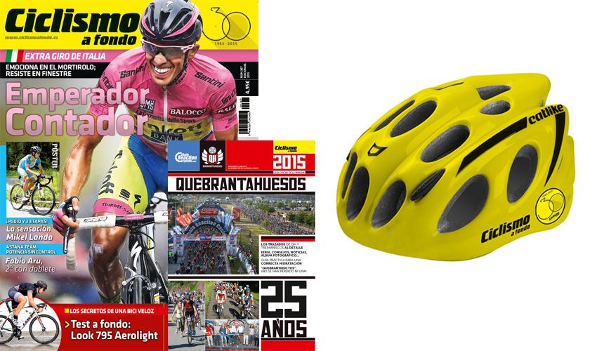 6 meses de suscripción + Casco Catlike Kompact’o 30 aniversario CAF