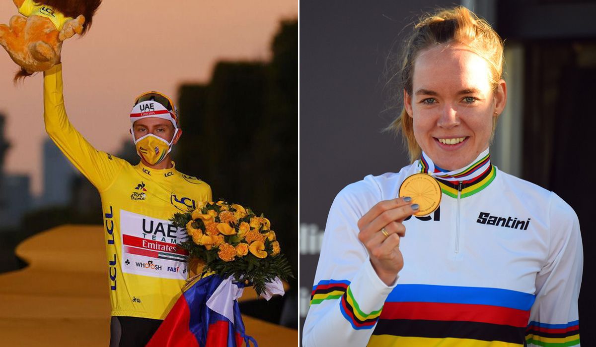 Tadej Pogacar y Anna Van der Breggen, nominados a los Premios Laureus Tadej Pogacar y Anna Van der Breggen, nominados a los Premios Laureus