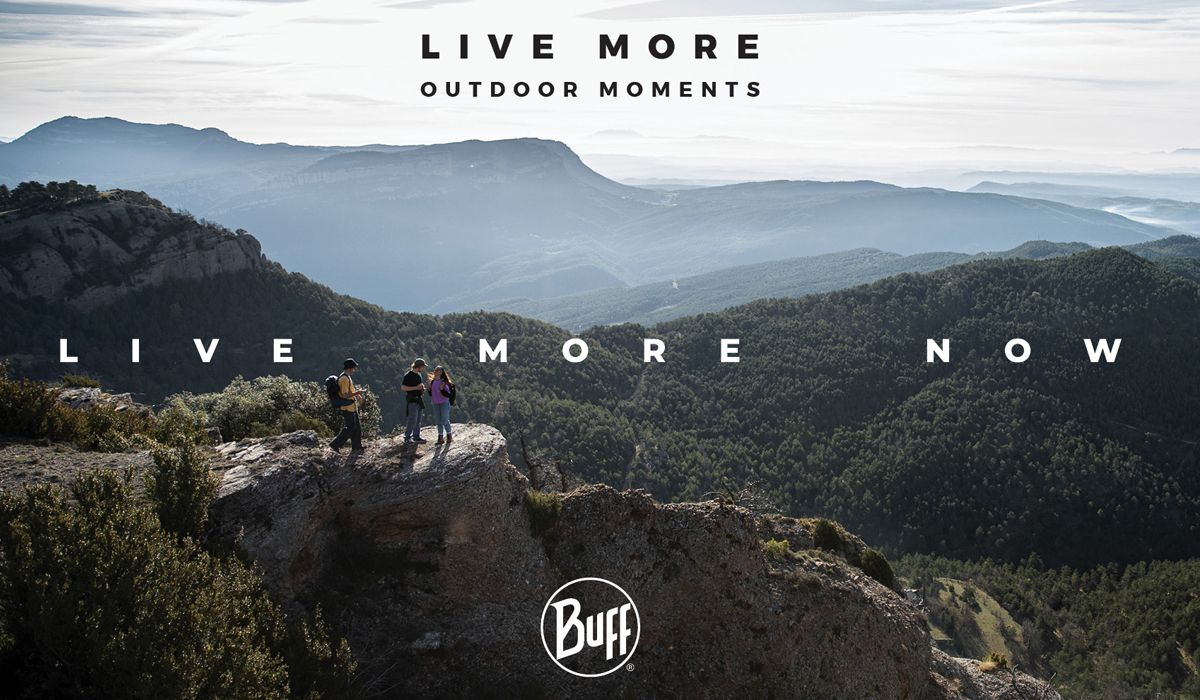 BUFF invita a vivir más al aire libre y en el momento presente a través de LIVE MORE NOW BUFF invita a vivir más al aire libre y en el momento presente a través de LIVE MORE NOW