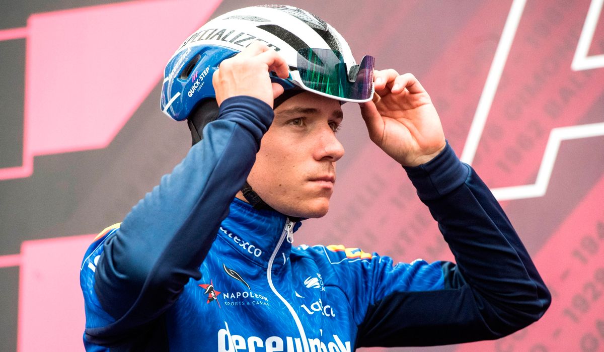 Evenepoel nunca pensó en abandonar el Giro y prepara la última crono Evenepoel nunca pensó en abandonar el Giro y prepara la última crono