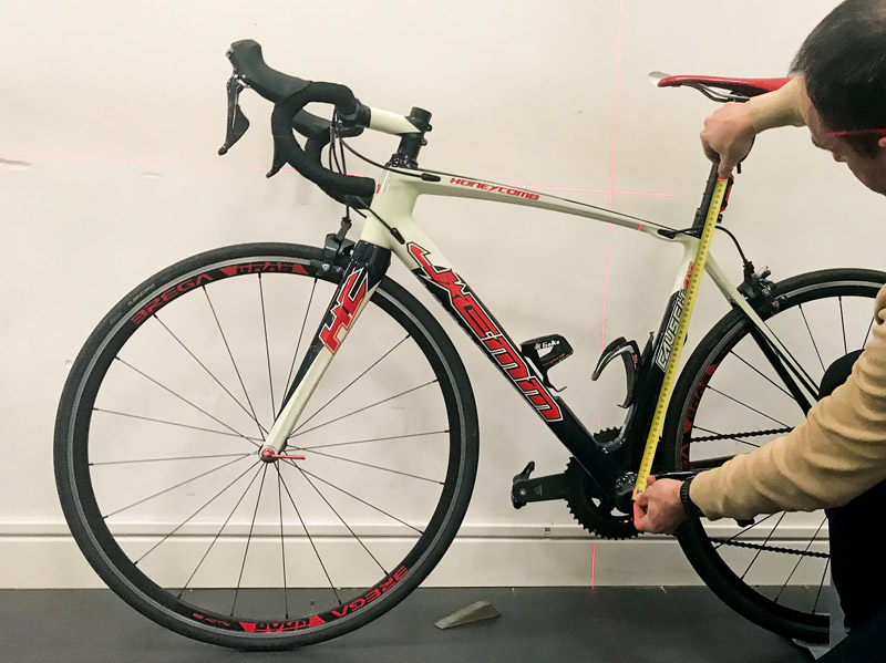 Tallaje de bicicletas de ruta