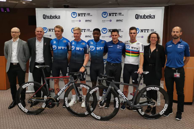 Dimension Data cambia de nombre a NTT Pro Cycling y presenta su imagen para 2020 Dimension Data cambia de nombre a NTT Pro Cycling y presenta su imagen para 2020