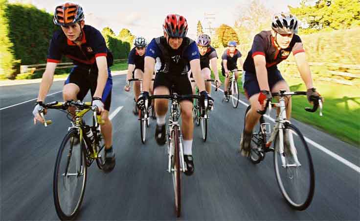 Ciclistas en Cordoba