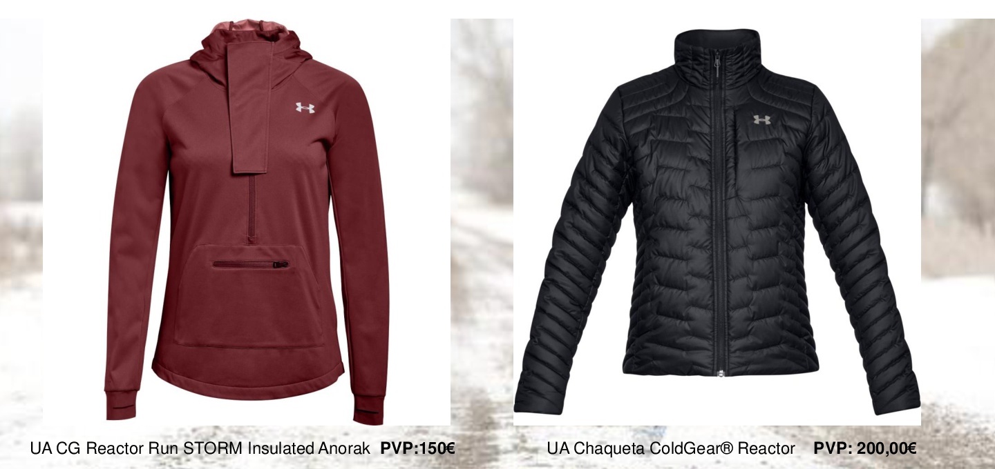 chaqueta running under armour