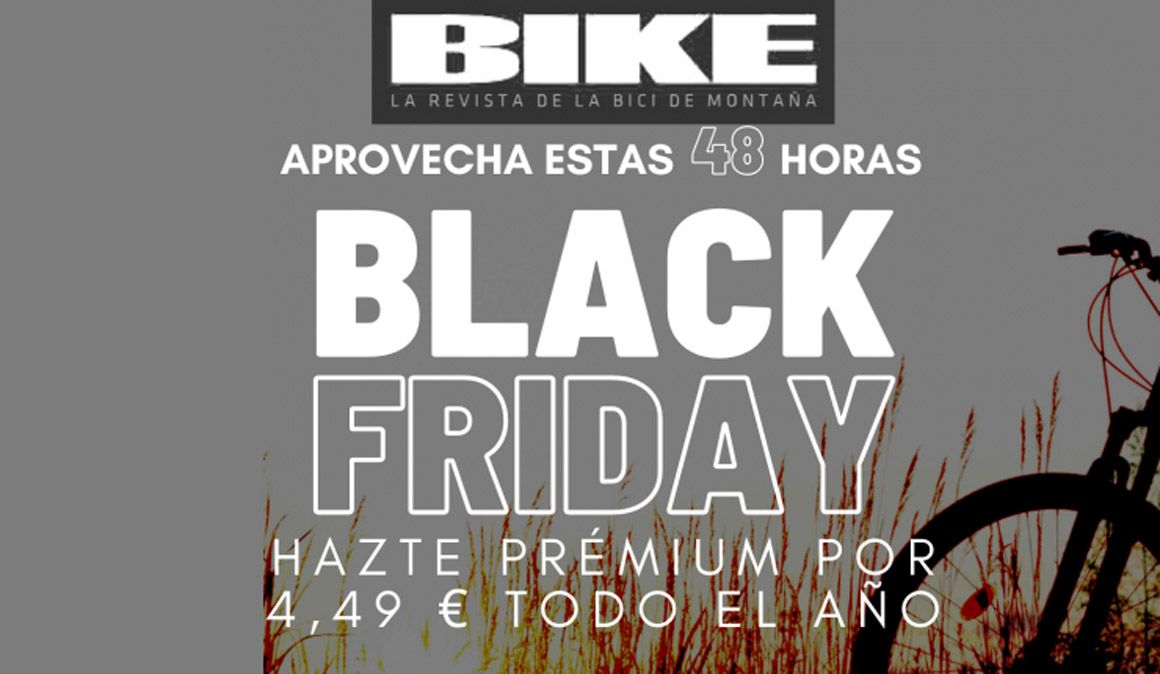 Oferta Black Friday. 1 año de Prémium en BIKE por solo 4,49€