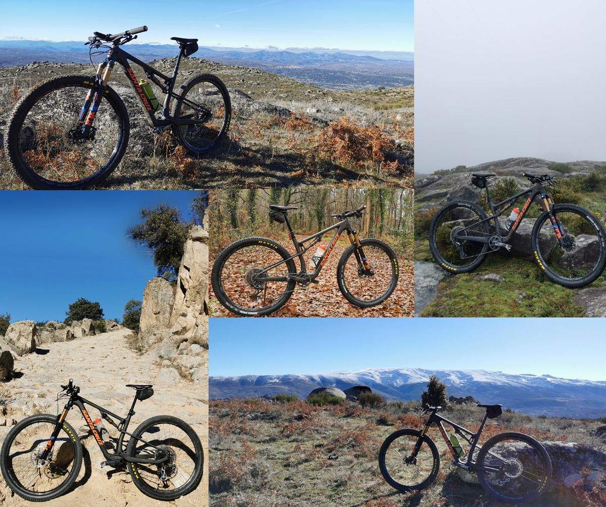 Prueb. 1.500 km con la Santa Cruz Blur TR. Distintos escenarios