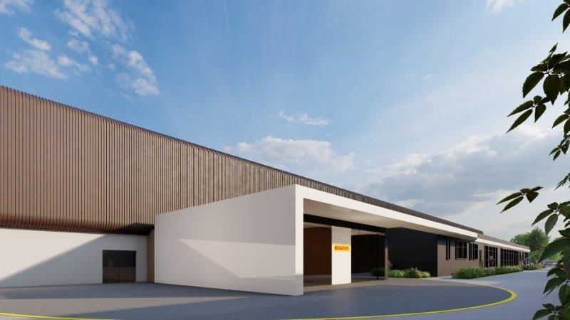 Pirelli Bollate Plant rendering Pirelli Bollate Plant rendering