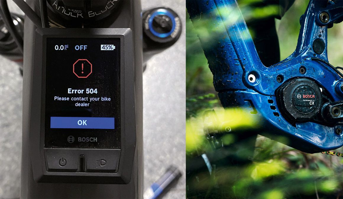 Error 504 en motor Bosch Performance Line CX