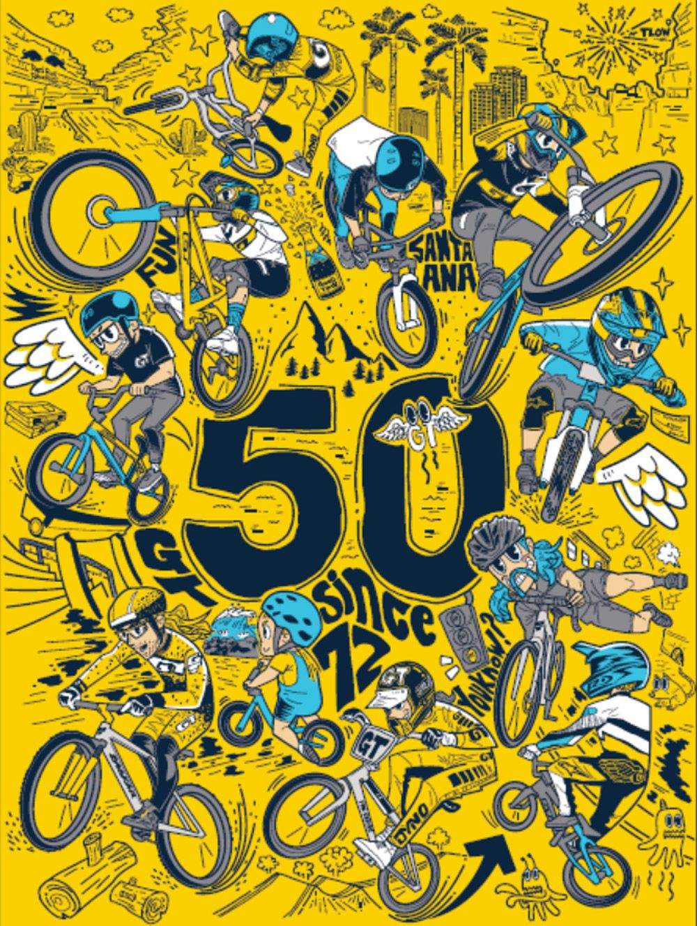 GT cumple 50 años detalle
