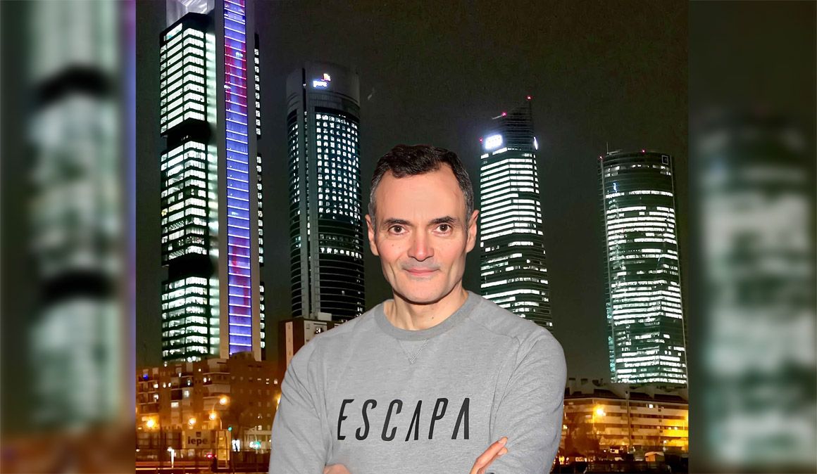 Escapa llega a Madrid con Jesús García