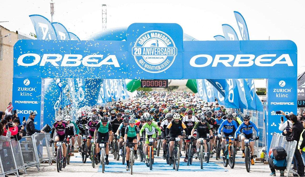 8000 participantes en la Orbea Monegros