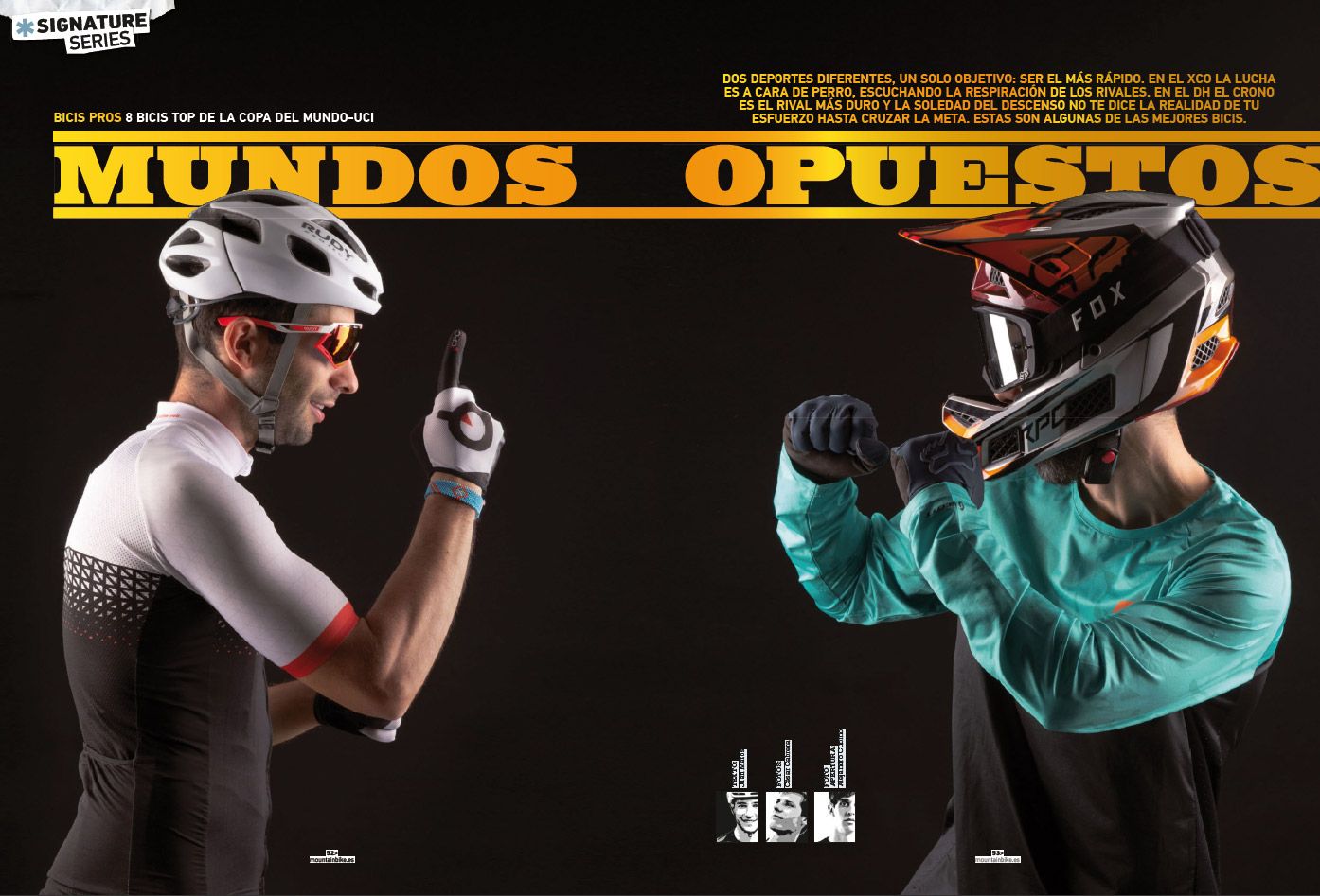 BIKE 328. Mundos opuestos. 8 bicis top de Copa del Mundo
