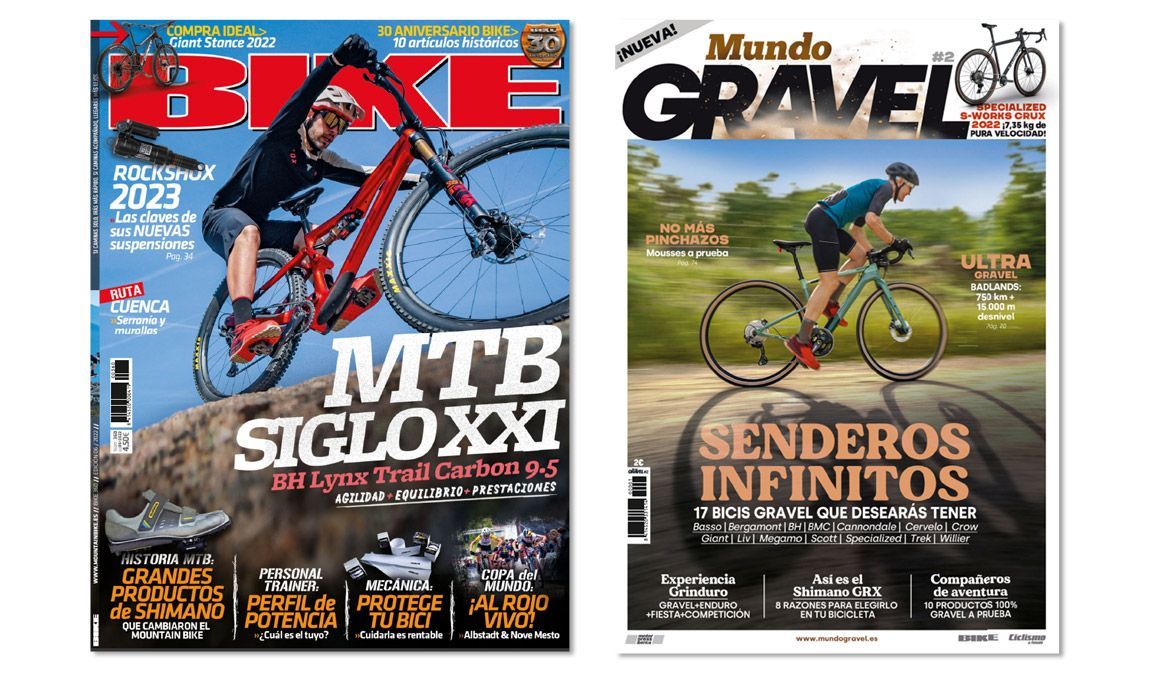 este mes la revista bike con mundo gravel