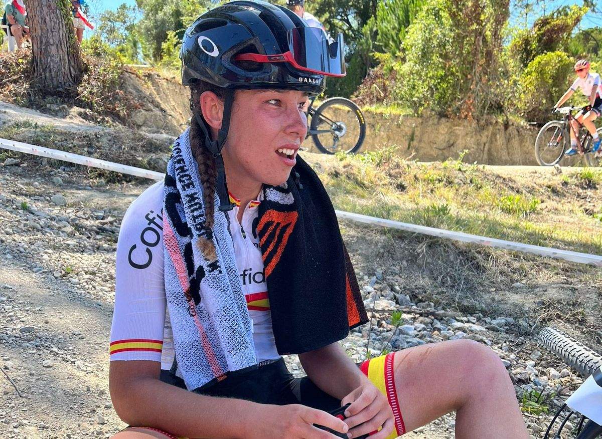 David Campos, subcampeón de Europa XCC detalle 2