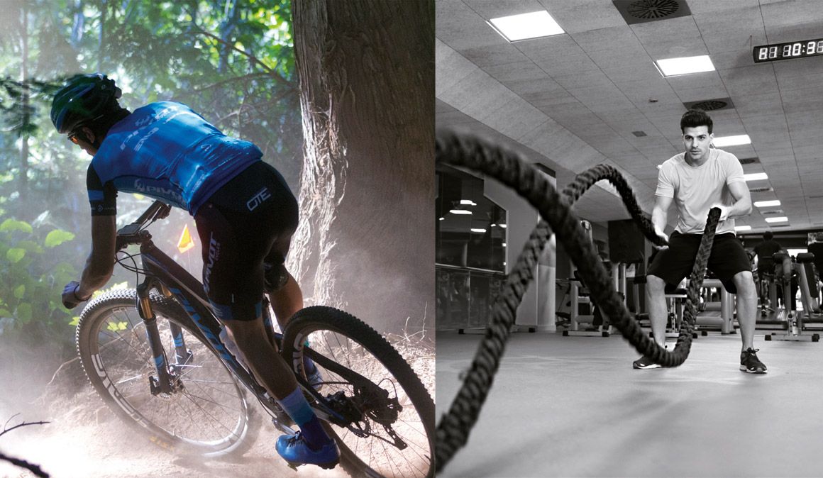 El orden adecuado si hacemos gimnasio y bici el mismo día