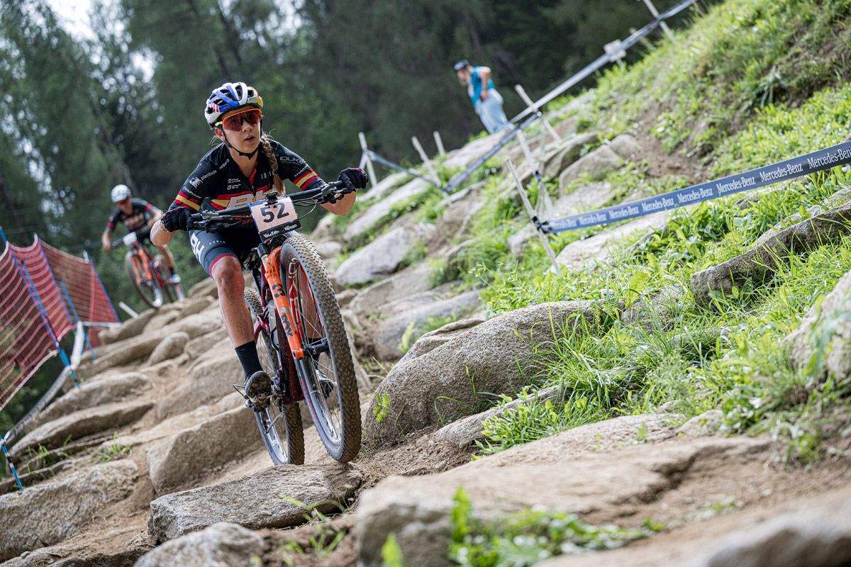 Rocío del Alba espera recuperar su nivel en 2023 Val di Sole Jueves training13
