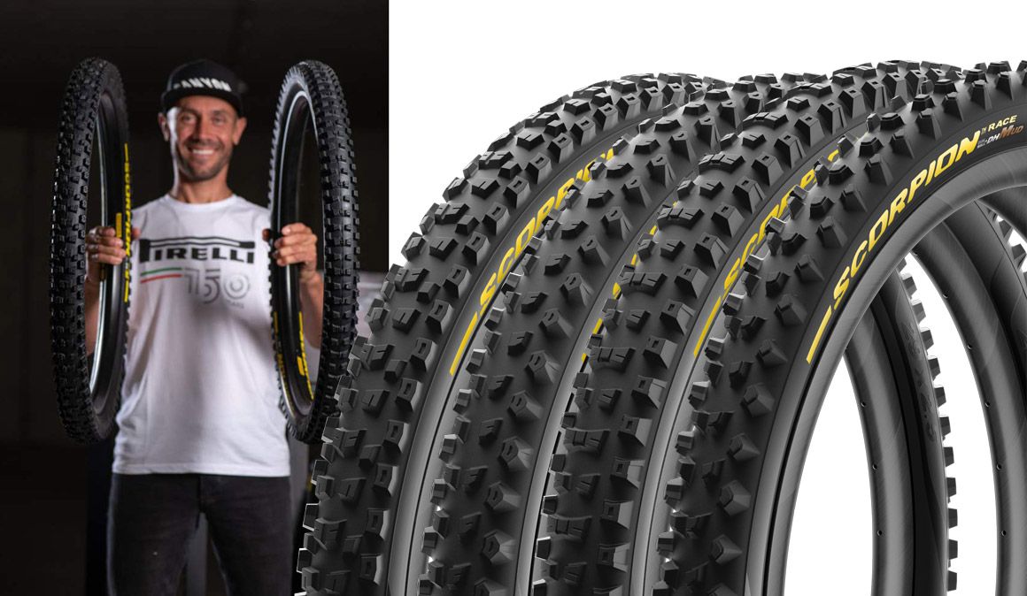 Pirelli Scorpion Race. Nuevos neumáticos para DH y Enduro desarrollados por Fabien Barel