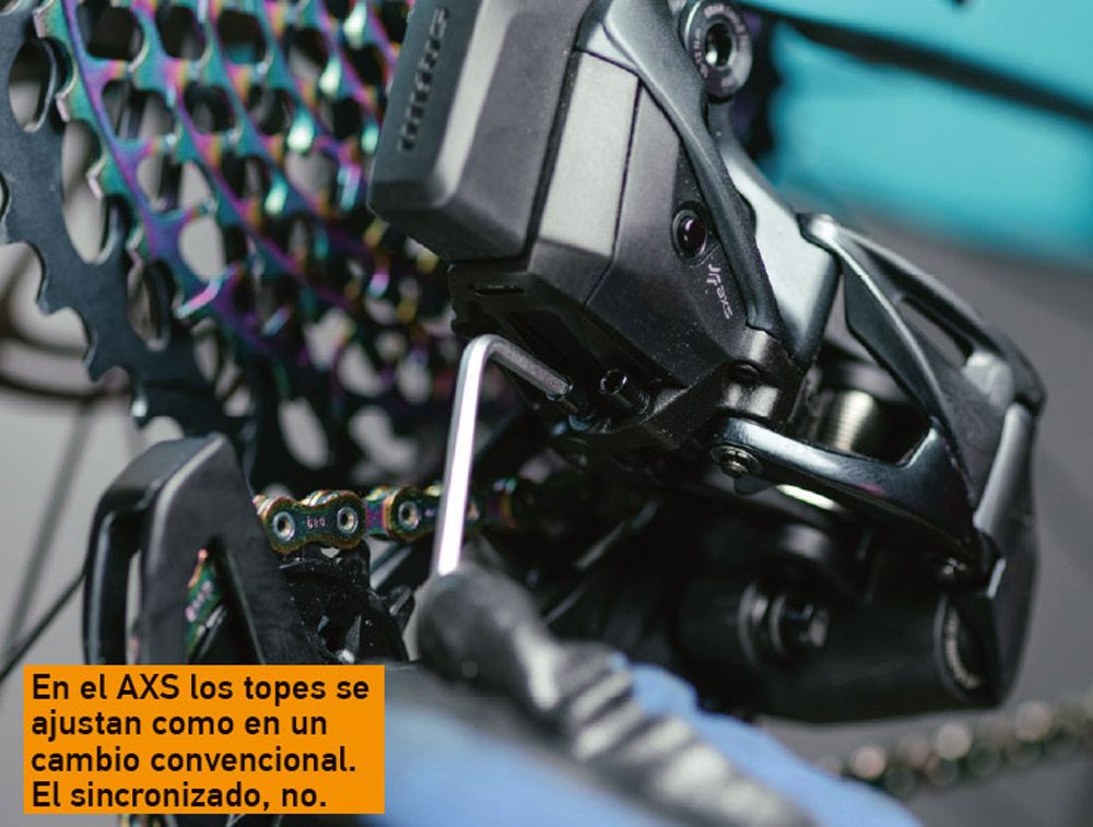 Regulación SRAM AXS. Así de sencillo detalle