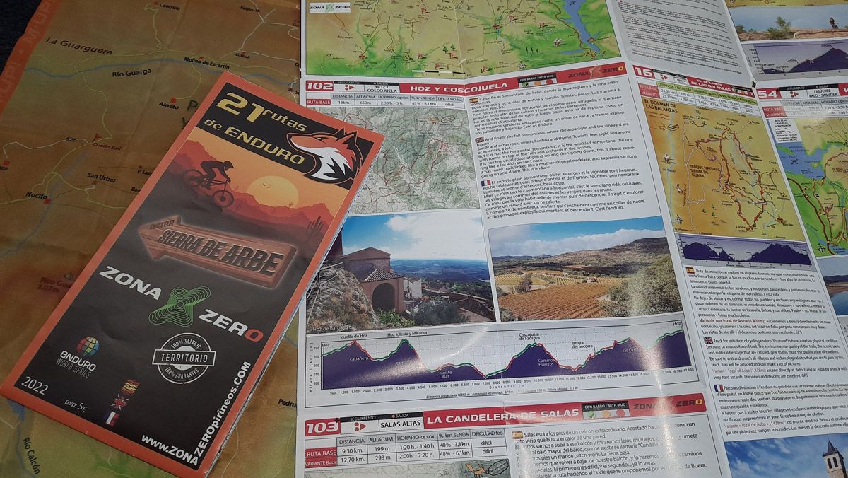 Zona Zero Pirineos extiende su red de rutas para enduro mapa 2
